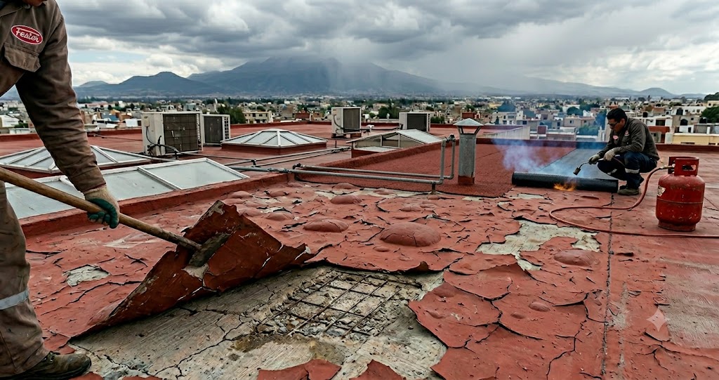 Impermeabilización profesional en azotea del Valle de Toluca — Impersoluciones